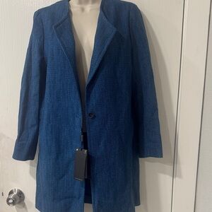 Massimo Dutti NWT blue coat